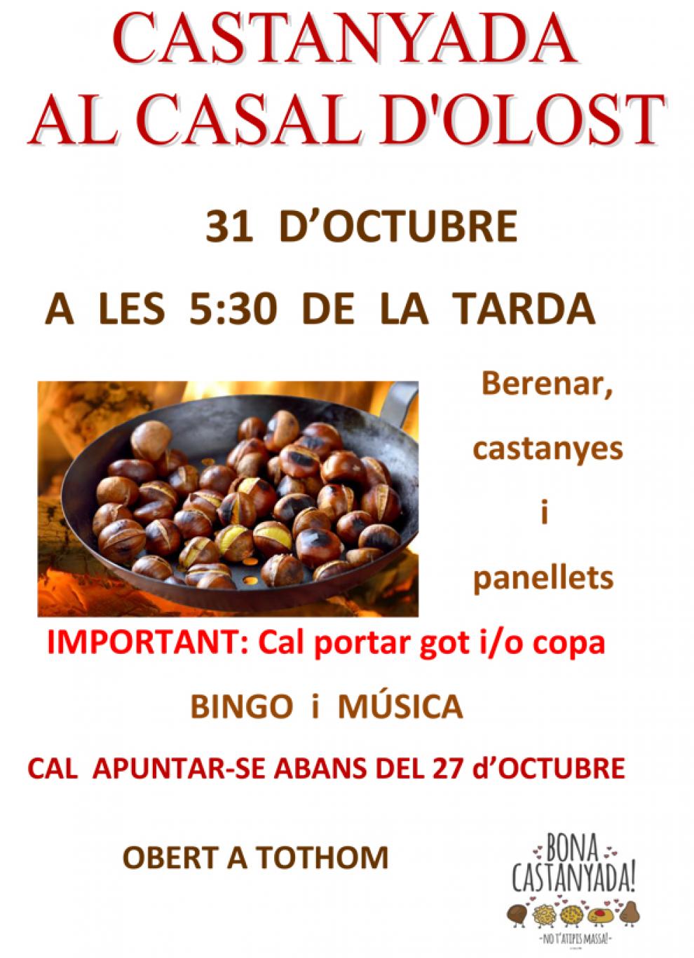 Castanyada al Casal d'Olost